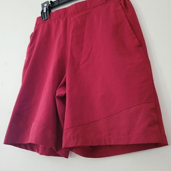 Under Armour Heat Gear Fitted Shorts Red/Pink M - Picture 3 of 9